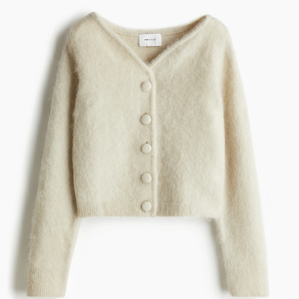Cozy Cream V-Neck Sweater